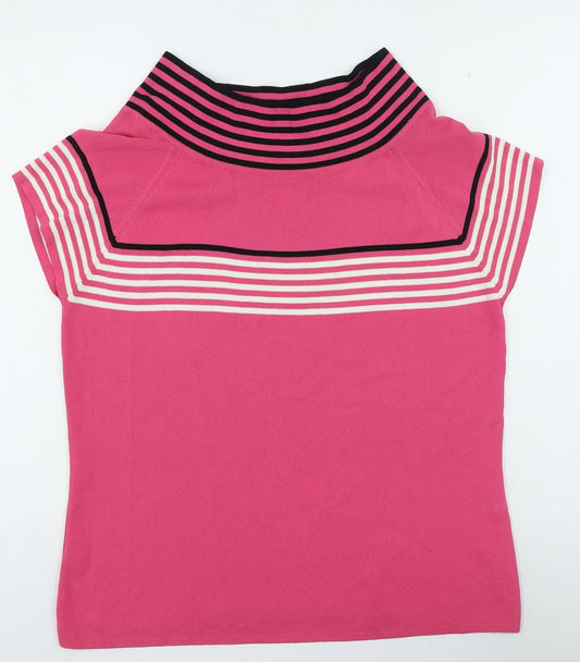 Womens UK Size 16 Vogue Pink Pullover Jumper