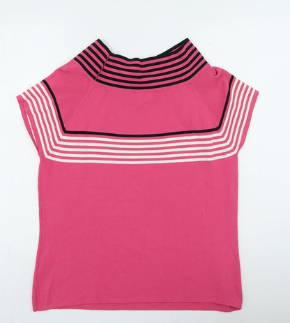 Womens UK Size 16 Vogue Pink Pullover Jumper