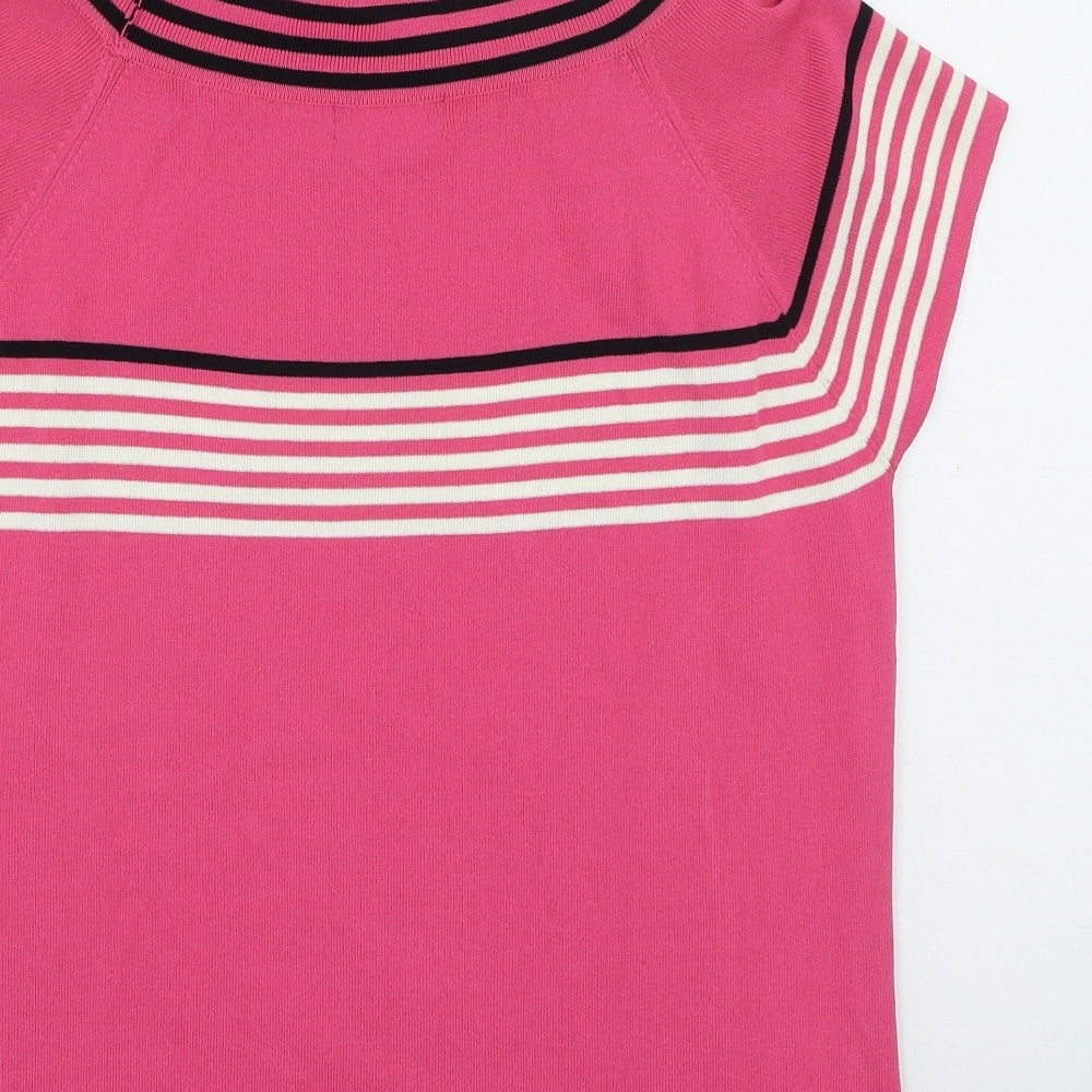 Womens UK Size 16 Vogue Pink Pullover Jumper