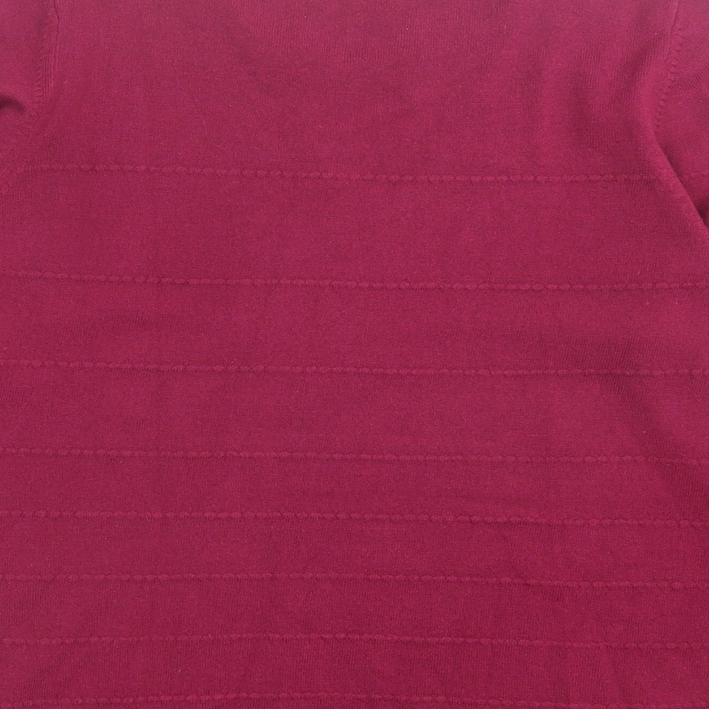 Womens UK Size 18 Marks and Spencer Purple Pullover Jumper