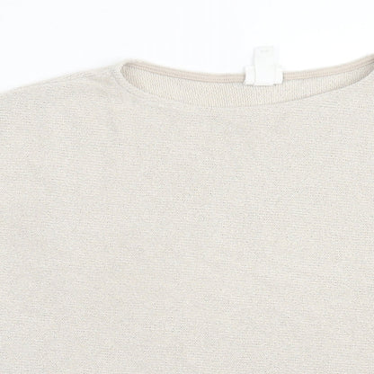 Womens UK Size M H&M Beige Pullover Jumper