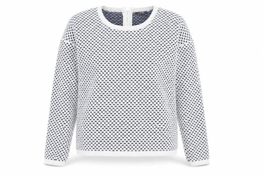 Womens UK Size S ESMARA White Pullover Sweatshirt