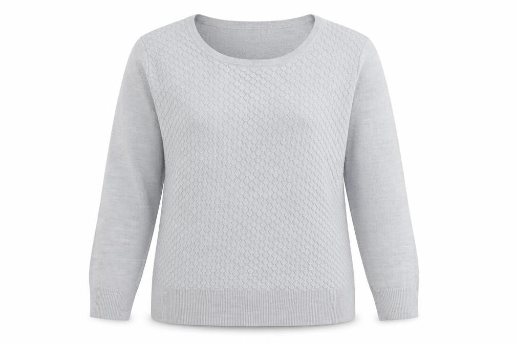 Womens UK Size 14 Per Una Grey Pullover Jumper