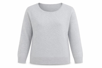 Womens UK Size 14 Per Una Grey Pullover Jumper