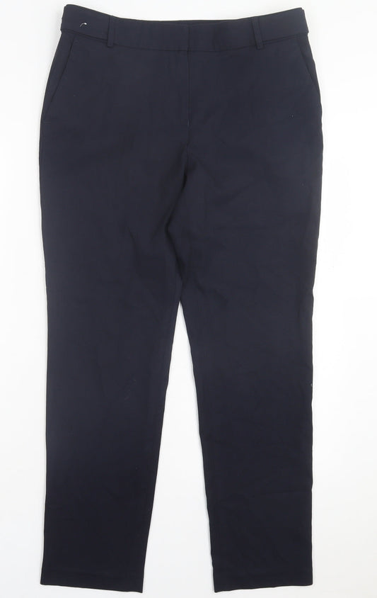 Womens UK Size 10 NEXT Regular Fit  Blue Trousers