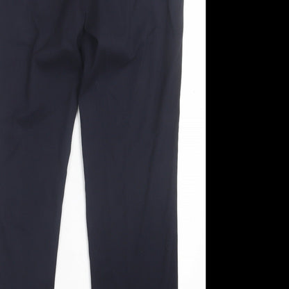 Womens UK Size 10 NEXT Regular Fit  Blue Trousers