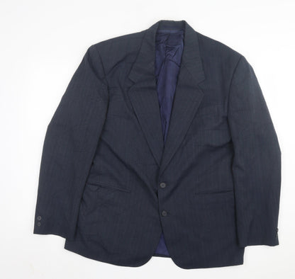 Mens UK Size 42 Preworn Regular Blue Suit Jacket