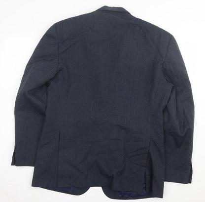 Mens UK Size 42 Preworn Regular Blue Suit Jacket