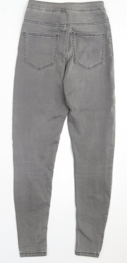 Womens UK Size 8 Marks and Spencer Regular Fit Skinny Grey Jeans