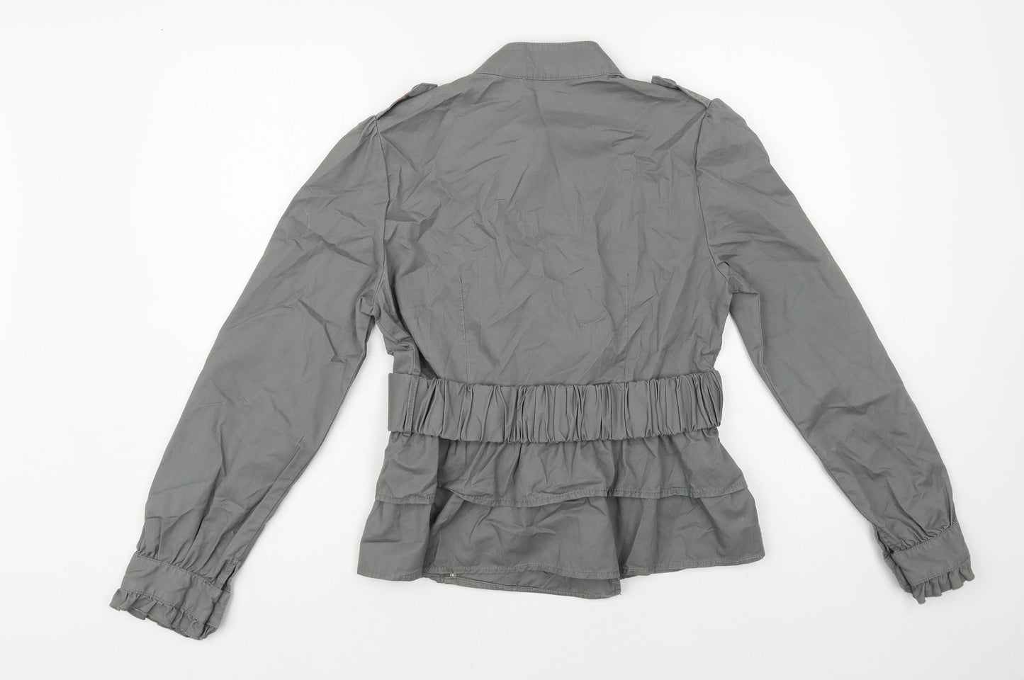 Womens UK Size 10 Red Herring Grey Jacket