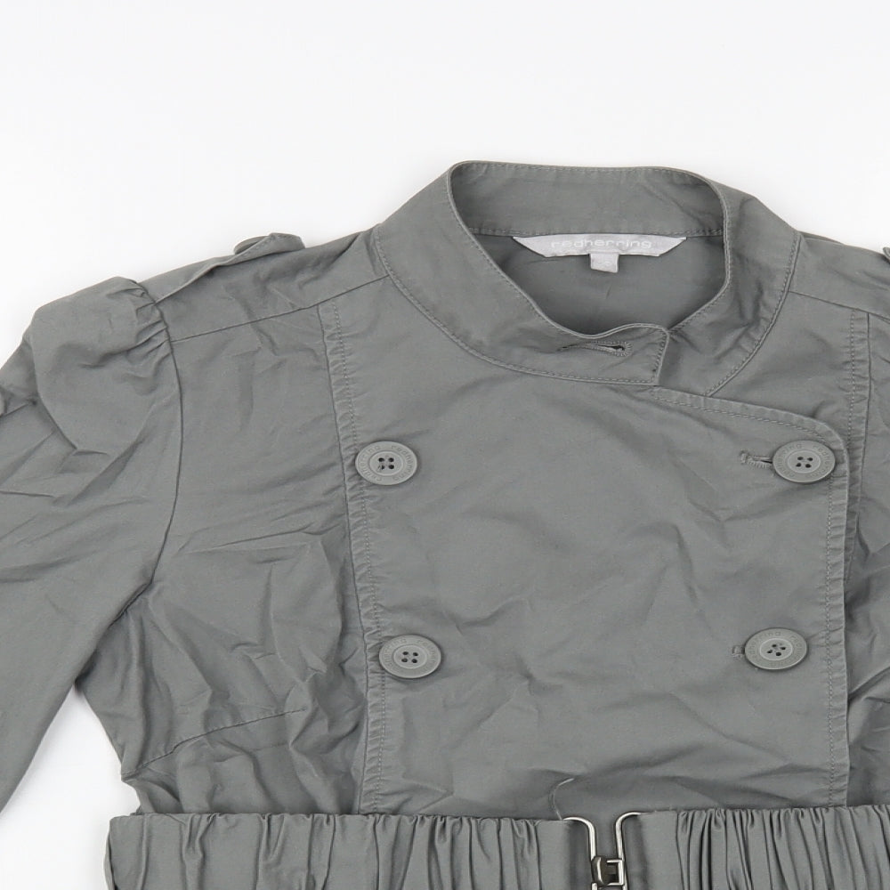 Womens UK Size 10 Red Herring Grey Jacket