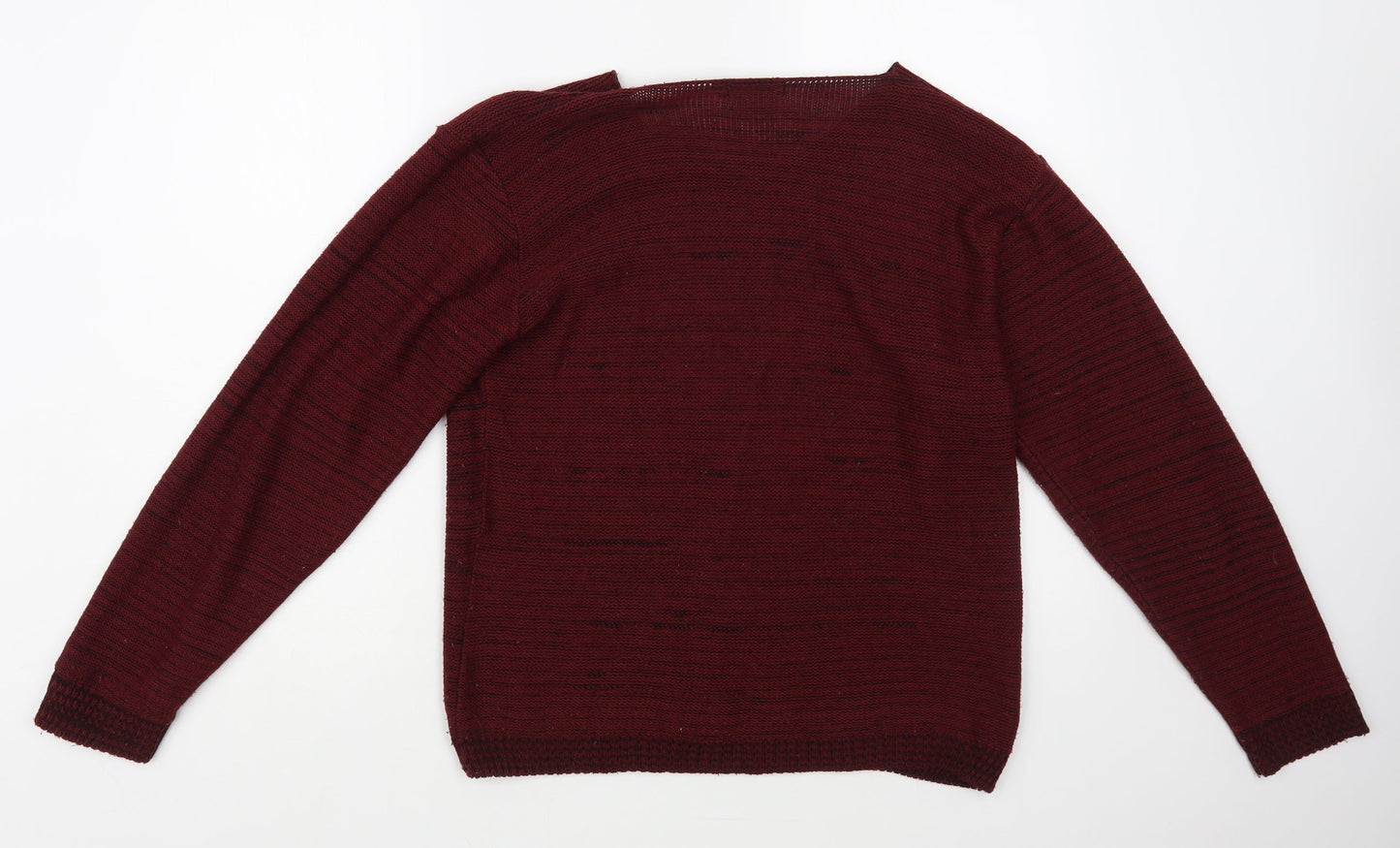 Womens UK Size M Mia Moda Red Pullover Jumper