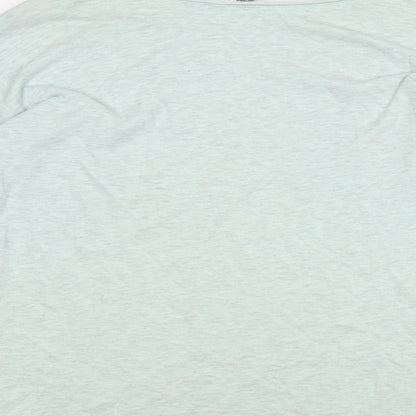 H&M Womens Green Cotton Pullover Sweatshirt Size M Pullover