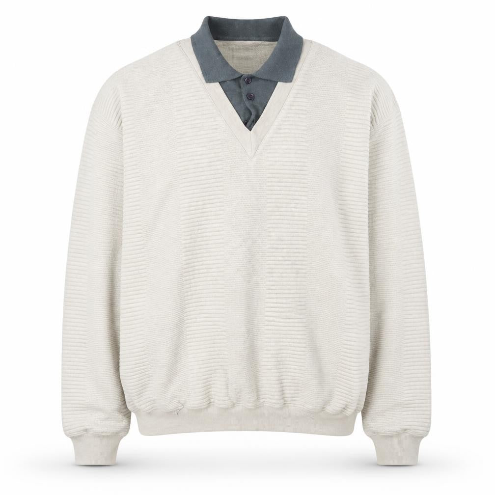 Mens UK Size L Berkertex Beige Pullover Jumper