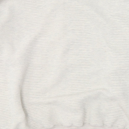 Berkertex Mens Beige Collared Polyester Pullover Jumper Size L