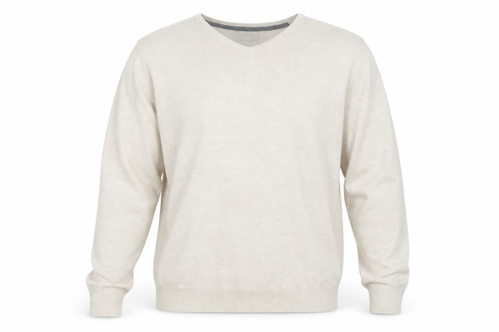 Mens UK Size XL Marks and Spencer Beige Pullover Jumper