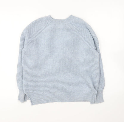 Womens UK Size S Marks and Spencer Blue Pullover Jumper