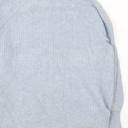 Womens UK Size S Marks and Spencer Blue Pullover Jumper