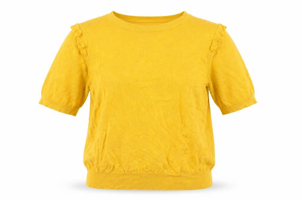 Womens UK Size L Oasis Yellow Pullover Jumper