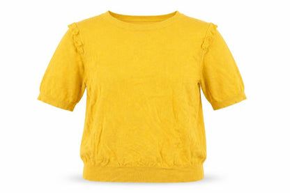 Womens UK Size L Oasis Yellow Pullover Jumper
