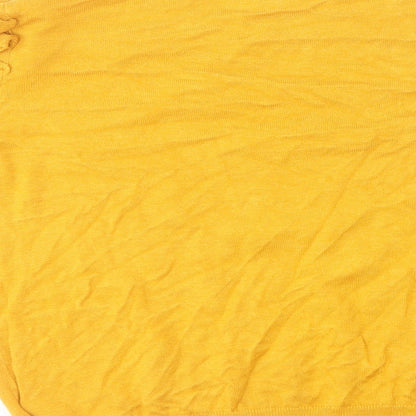 Womens UK Size L Oasis Yellow Pullover Jumper