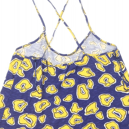 Womens UK Size 12 River Island Blue Camisole T-Shirt