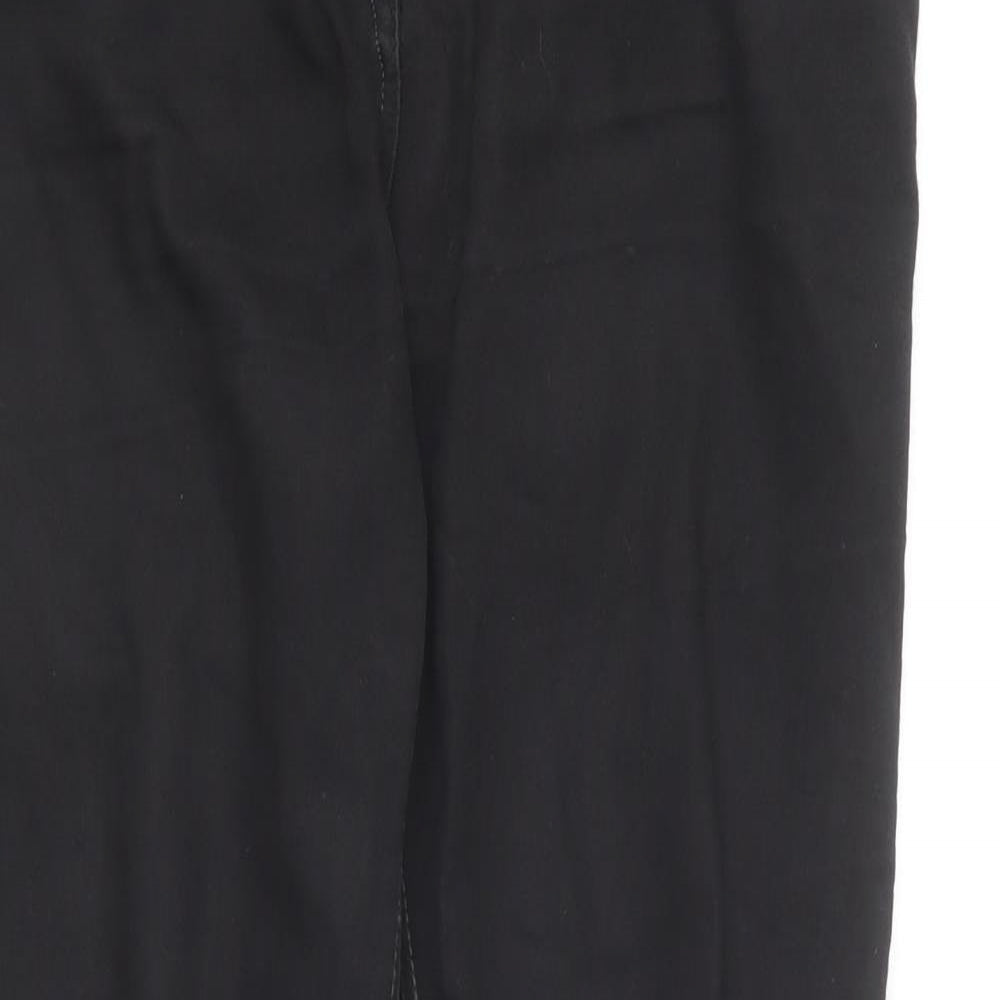 George Womens Black Cotton Skinny Jeans Size 10 L25 in Regular