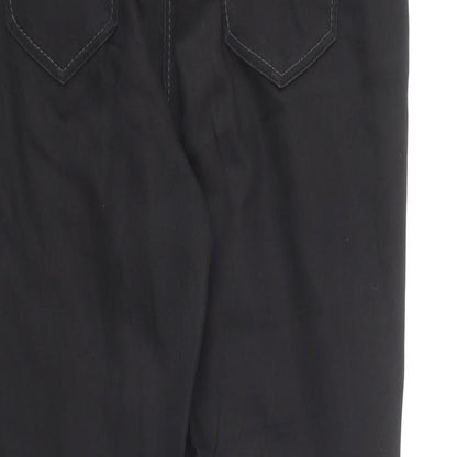 George Womens Black Cotton Skinny Jeans Size 10 L25 in Regular
