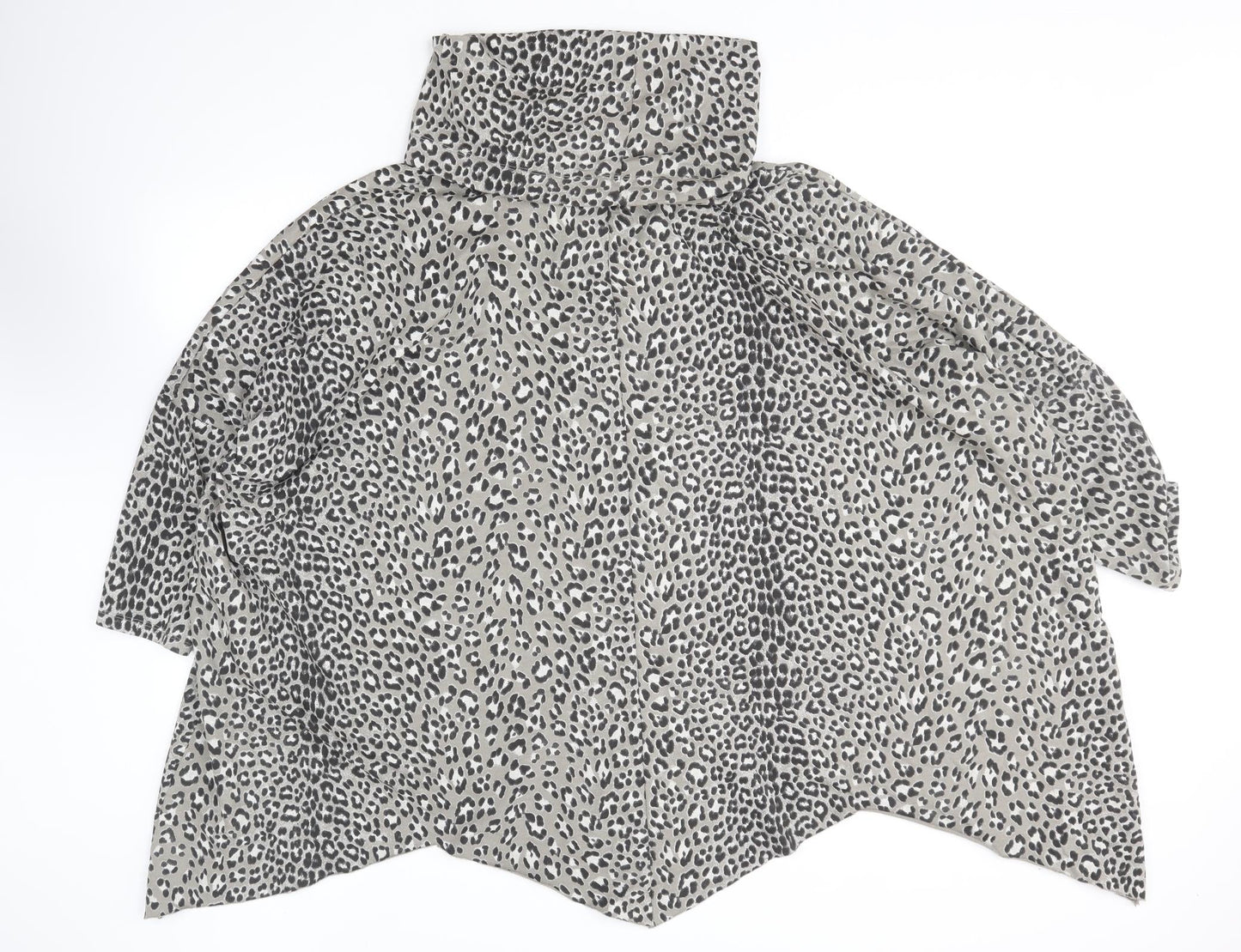 Womens UK Size 16 Preworn Grey Pullover Jumper