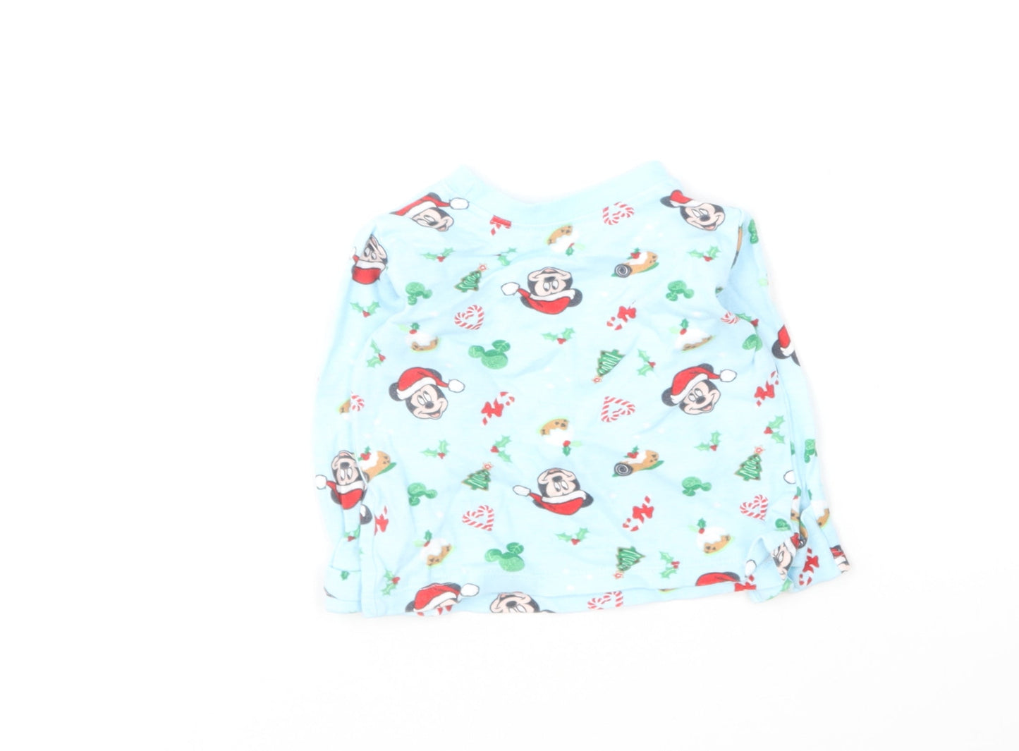 George Boys Multicoloured Geometric Cotton Basic T-Shirt Size 3-6 Months Round Neck - Mickey Mouse