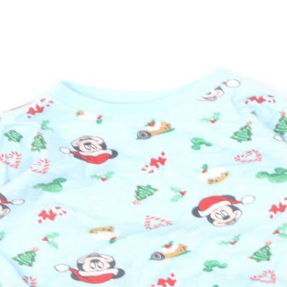 George Boys Multicoloured Geometric Cotton Basic T-Shirt Size 3-6 Months Round Neck - Mickey Mouse