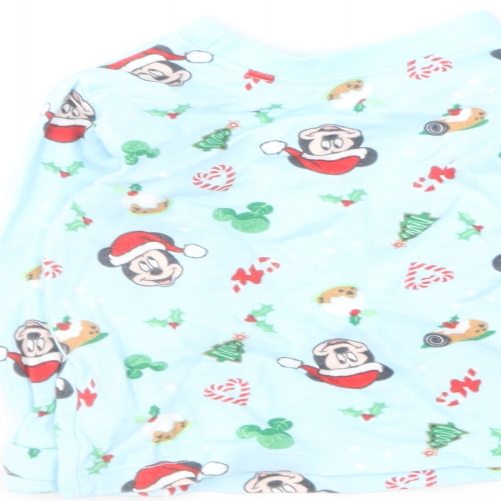 George Boys Multicoloured Geometric Cotton Basic T-Shirt Size 3-6 Months Round Neck - Mickey Mouse
