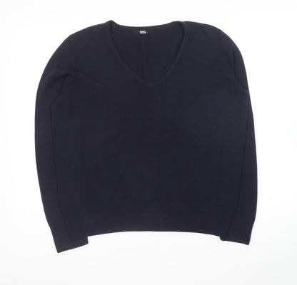 Womens UK Size 14 Marks and Spencer Blue Pullover Jumper