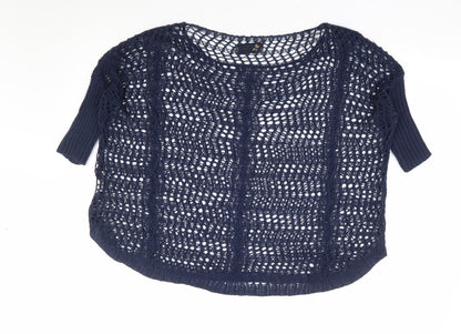 Womens UK Size S Katsumi Blue Pullover Jumper