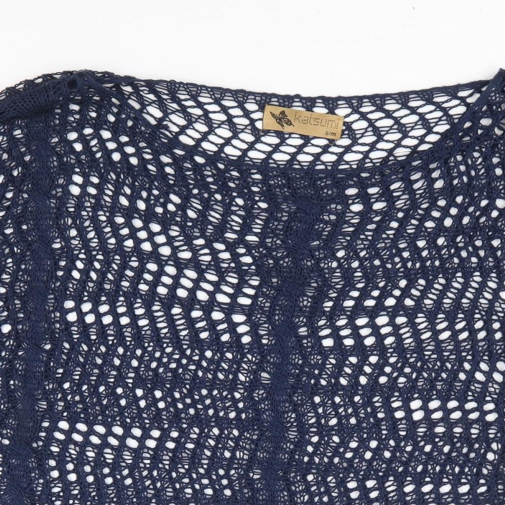 Womens UK Size S Katsumi Blue Pullover Jumper