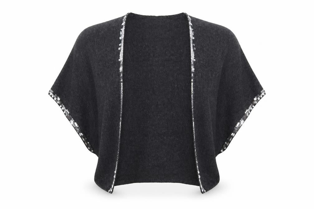 Womens UK Size S Precis Petite Grey Shrug Jumper