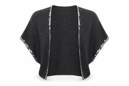 Womens UK Size S Precis Petite Grey Shrug Jumper