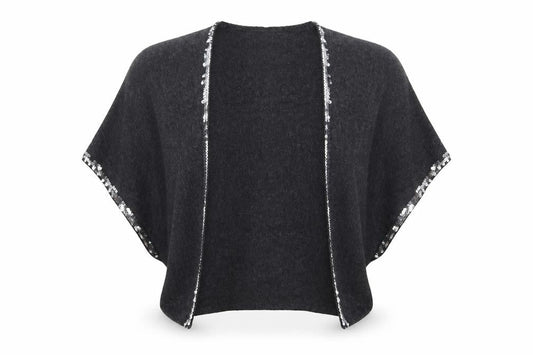 Womens UK Size S Precis Petite Grey Shrug Jumper