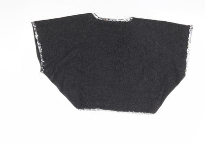 Womens UK Size S Precis Petite Grey Shrug Jumper