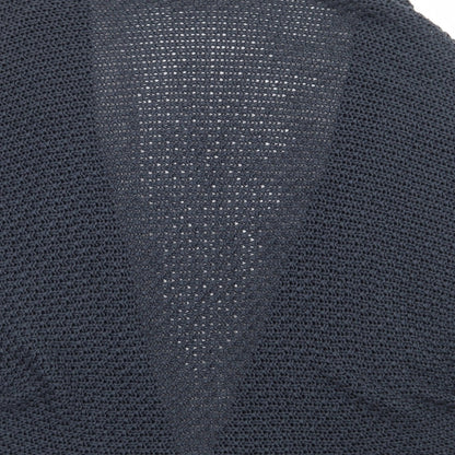 Elsamanda Womens Blue V-Neck Acrylic Cardigan Jumper Size S