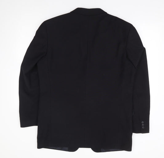 Mens UK Size 42 Copperstone Regular Black Suit Jacket