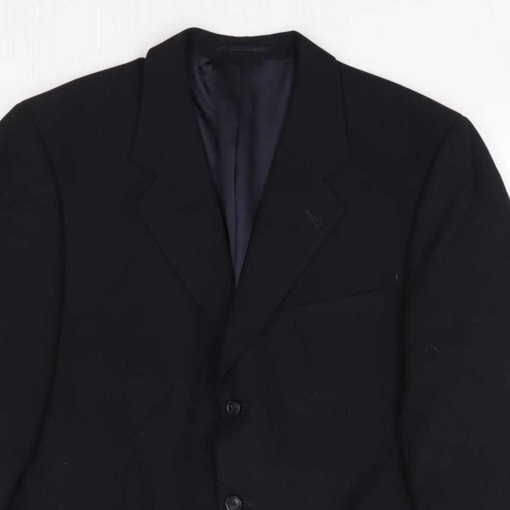 Mens UK Size 42 Copperstone Regular Black Suit Jacket