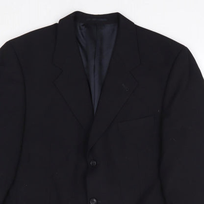 Mens UK Size 42 Copperstone Regular Black Suit Jacket