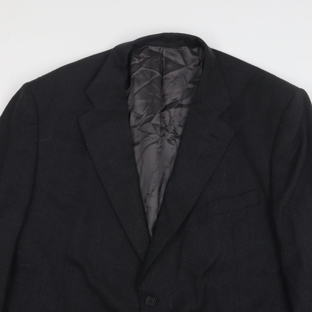 Seconds Mens Grey Wool Jacket Suit Jacket Size 42