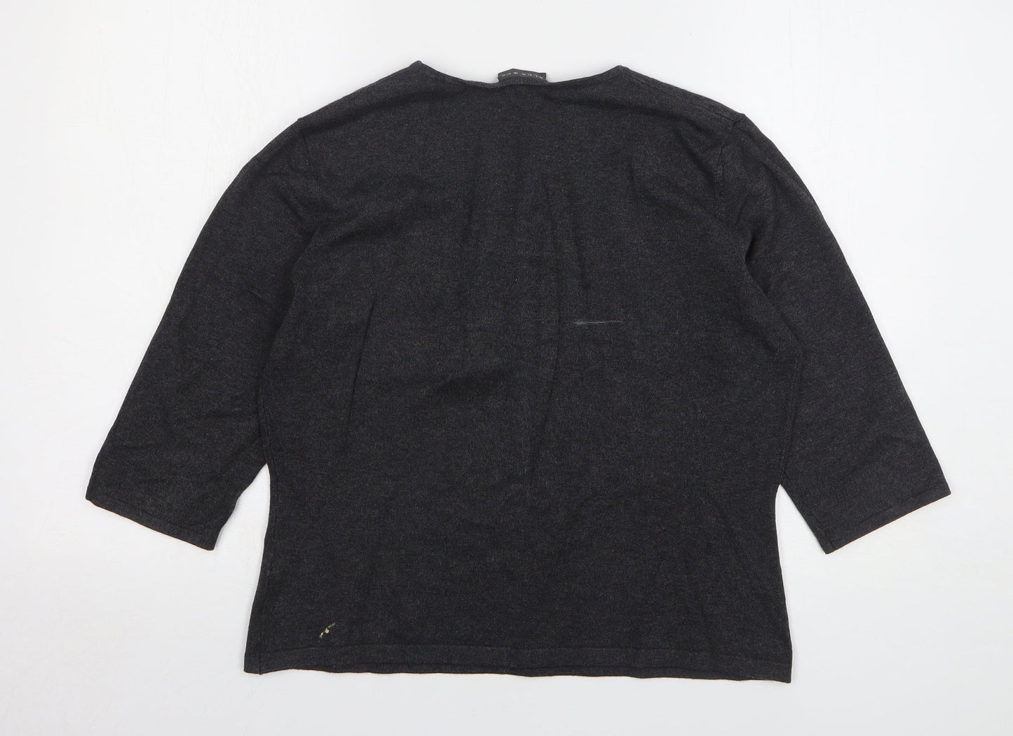 Womens UK Size 14 Alex & Co Grey Pullover Jumper