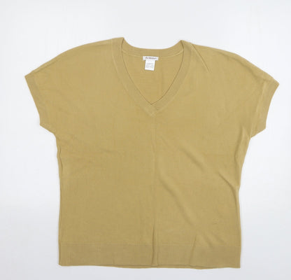 Womens UK Size 18 ANNE WEYBURN Beige Pullover Jumper