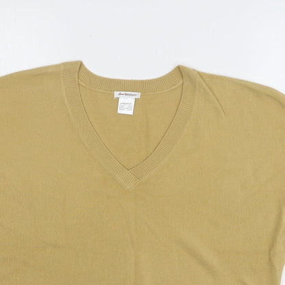 Womens UK Size 18 ANNE WEYBURN Beige Pullover Jumper