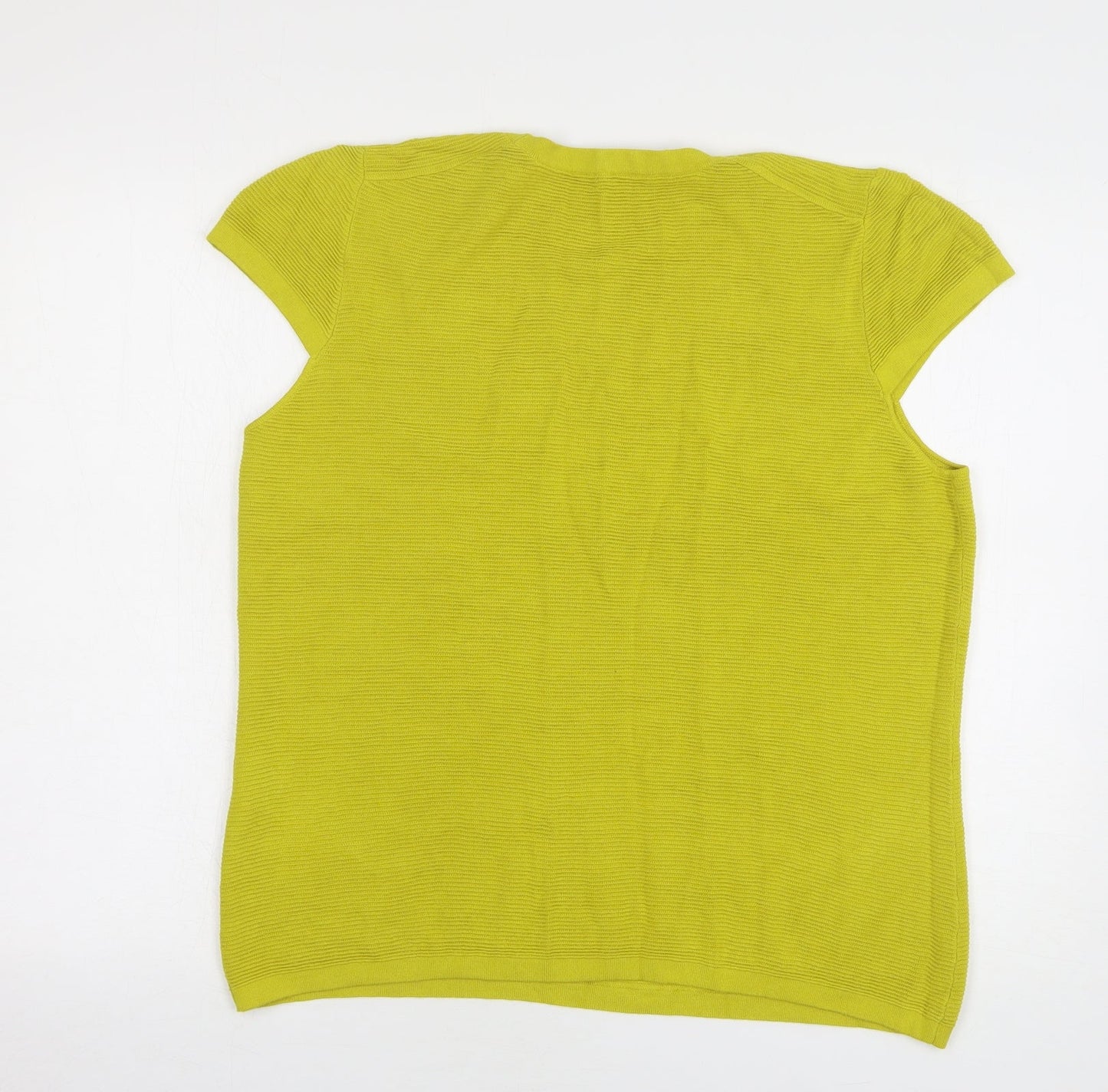 Womens UK Size XL Planet Green Pullover Jumper