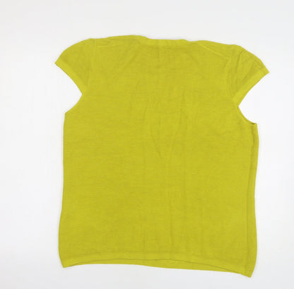 Womens UK Size XL Planet Green Pullover Jumper