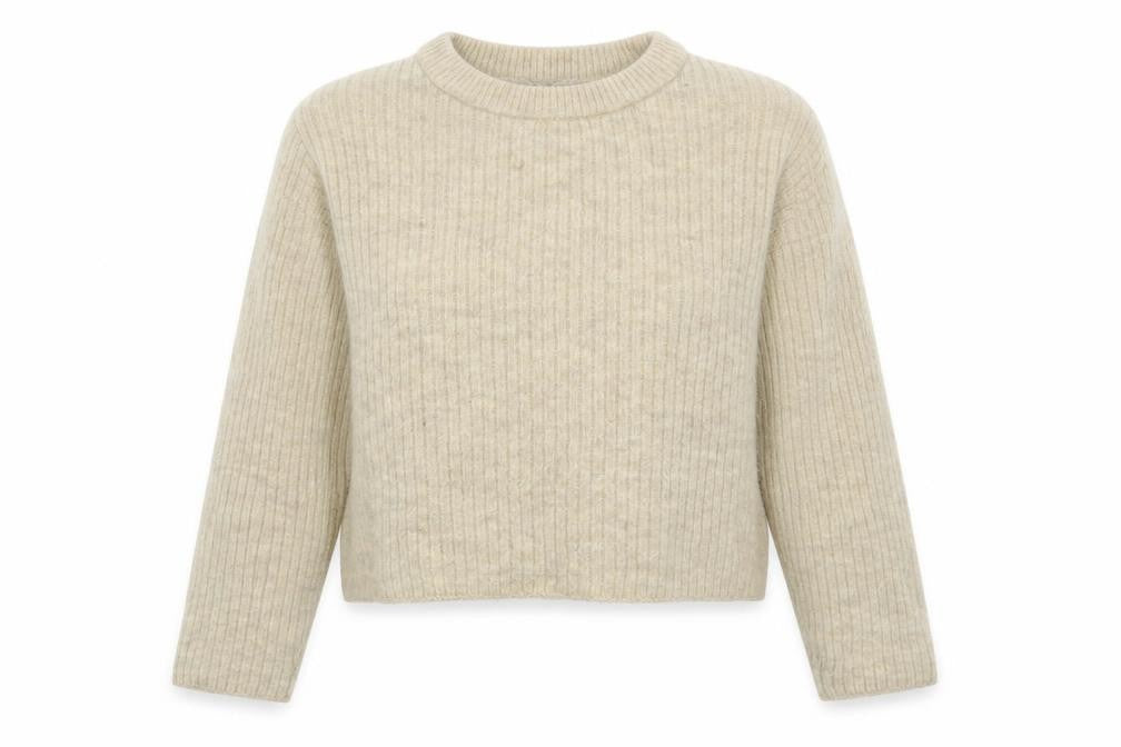 Womens UK Size 8 George Beige Pullover Jumper